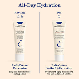 Embryolisse jar on bathroom shelf in lifestyle scene promoting daily use