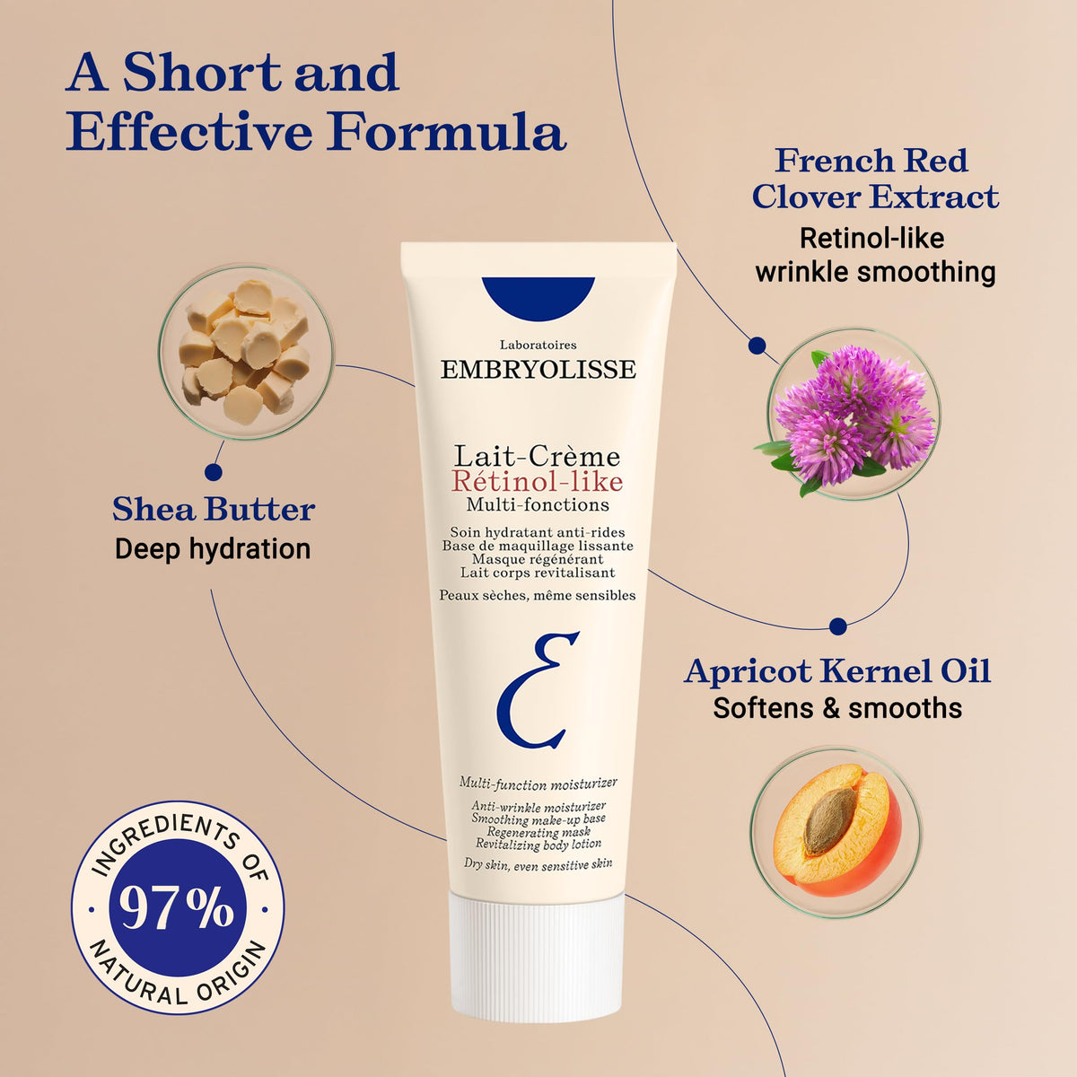 Embryolisse jar on bedside table showing overnight mask use for deep nourishment