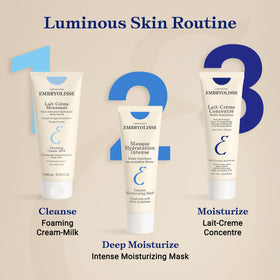 Embryolisse recyclable packaging and label detail emphasizing sustainable choice