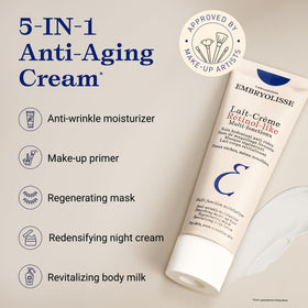 Embryolisse used as primer before makeup for smoother application and refined texture