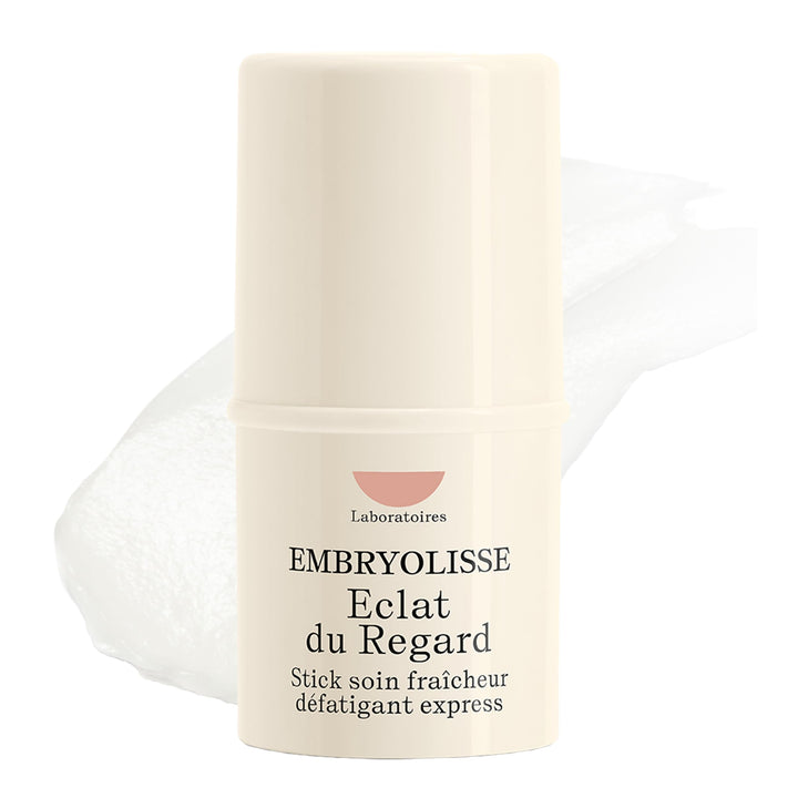 Embryolisse Radiant Eye Stick front view showing compact purse-ready design and cooling tip