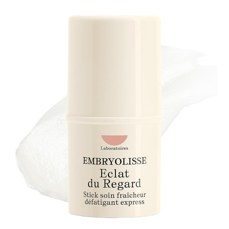 Embryolisse Radiant Eye Stick front view showing compact purse-ready design and cooling tip