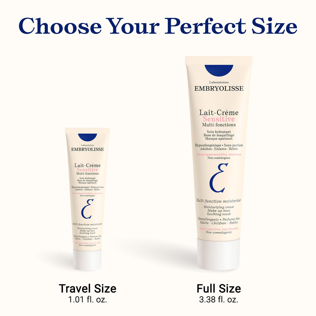 Embryolisse with aloe vera and shea butter showcasing natural soothing ingredients