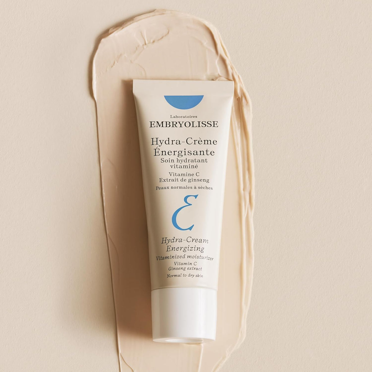Embryolisse on bathroom shelf in lifestyle scene implying daily use and routine convenience