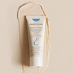 Embryolisse on bathroom shelf in lifestyle scene implying daily use and routine convenience