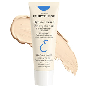 Embryolisse tube front view showing product branding and 1.35 fl oz size for portability