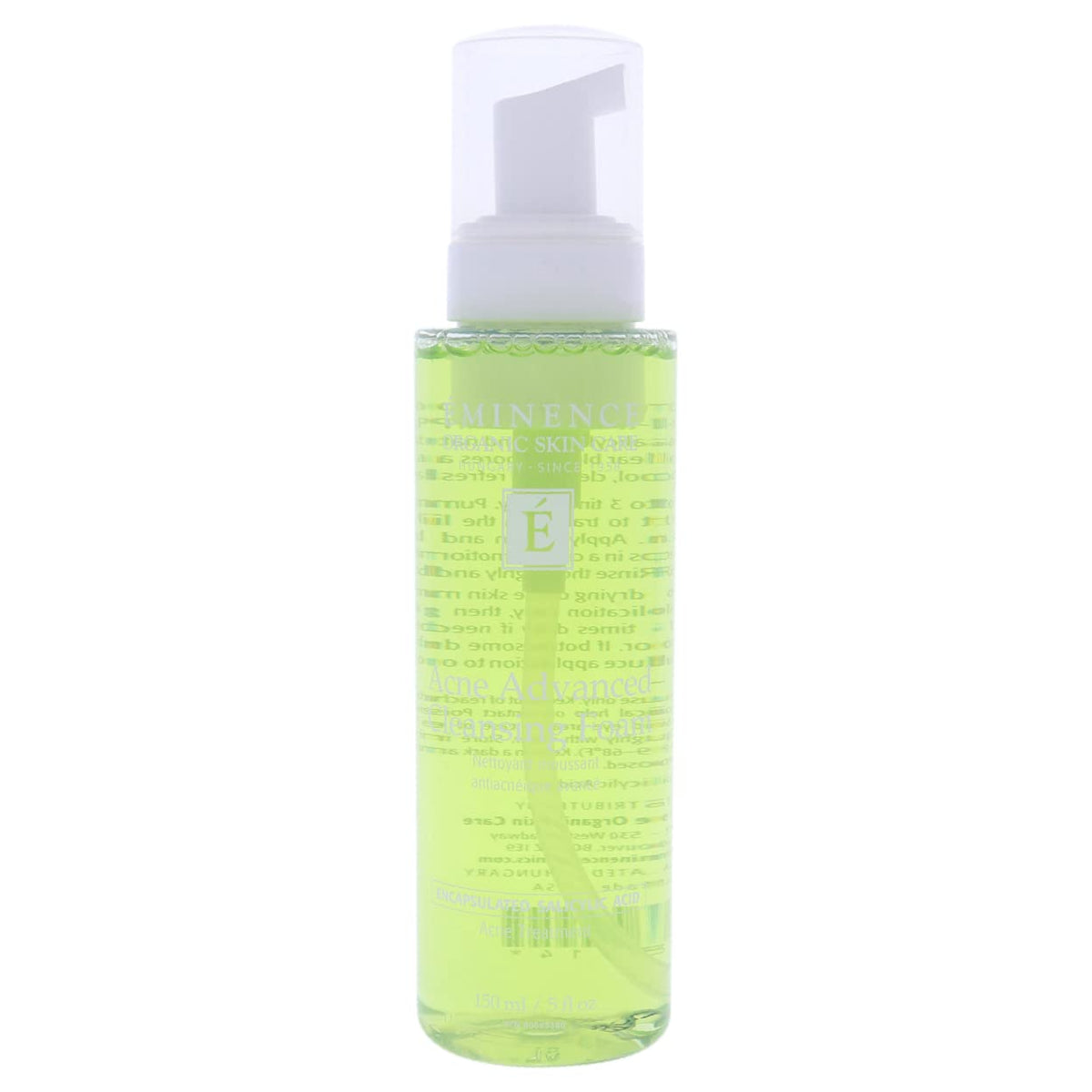 Eminence foam texture close-up demonstrating gentle lightweight lather