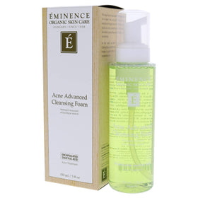 Eminence ingredient label showing willow bark and tea tree benefits