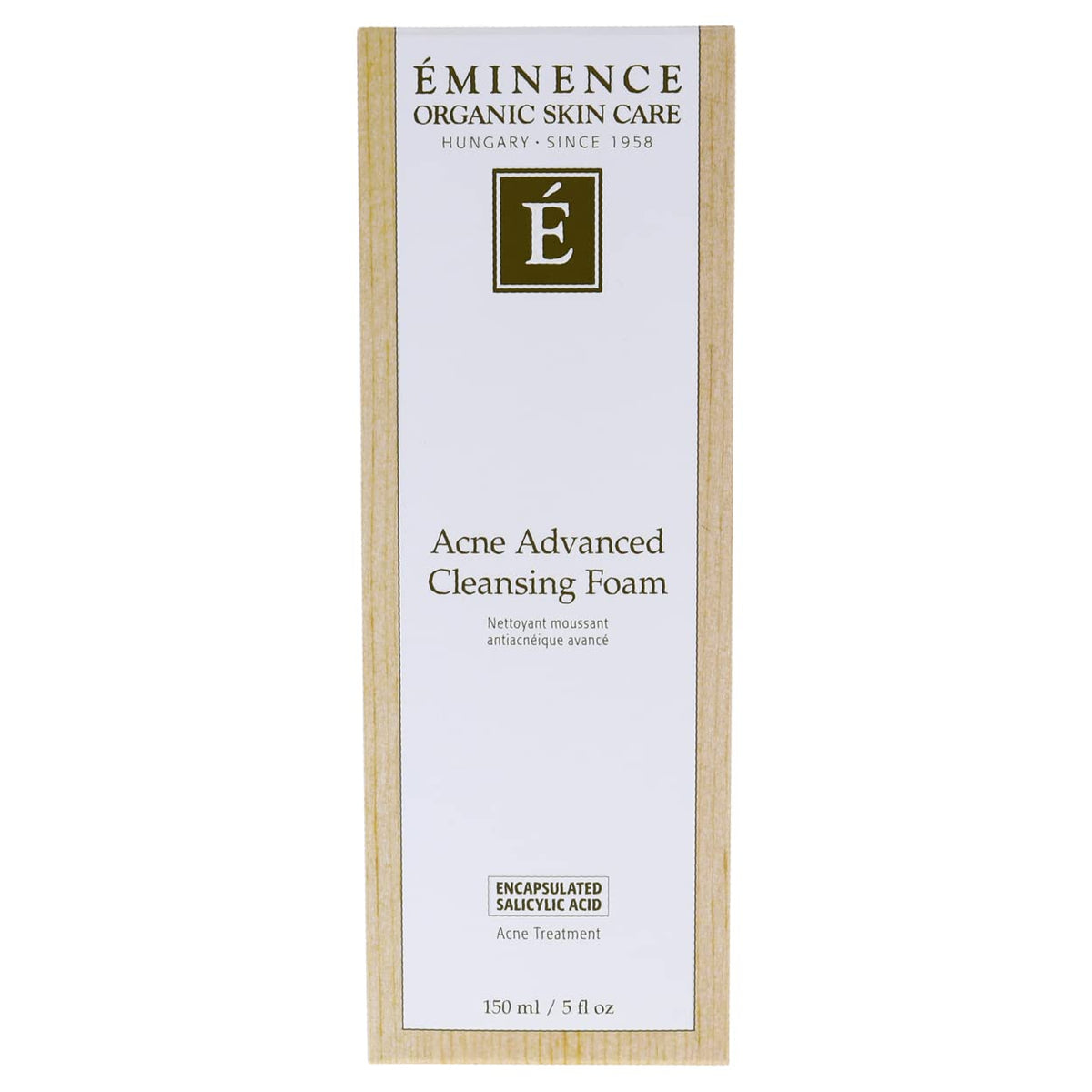 Eminence tube styled on bathroom shelf suggesting everyday routine