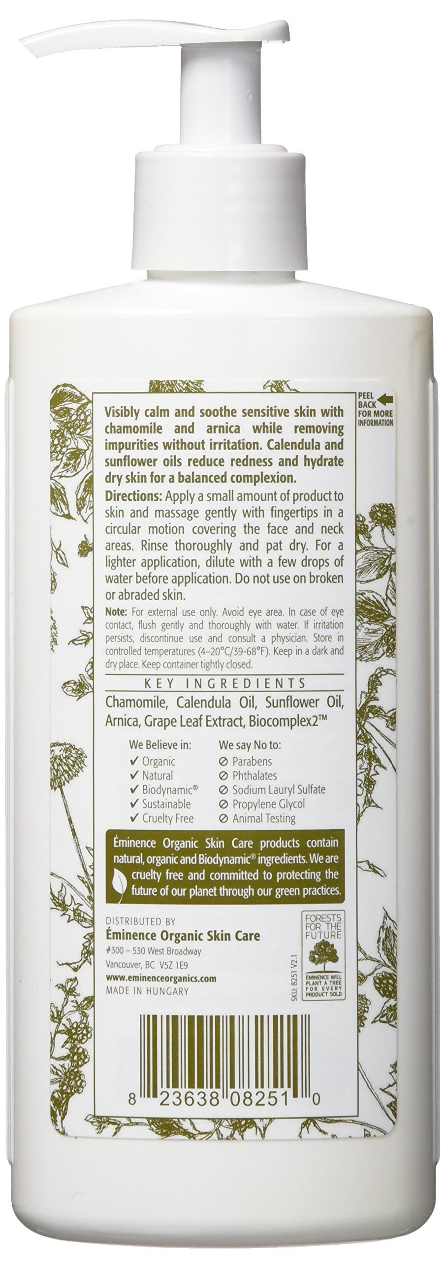 Eminence cream texture close-up illustrating gentle, hydrating cleansing benefit