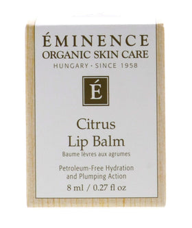 Eminence front packaging showing tube and label, highlights clean ingredients