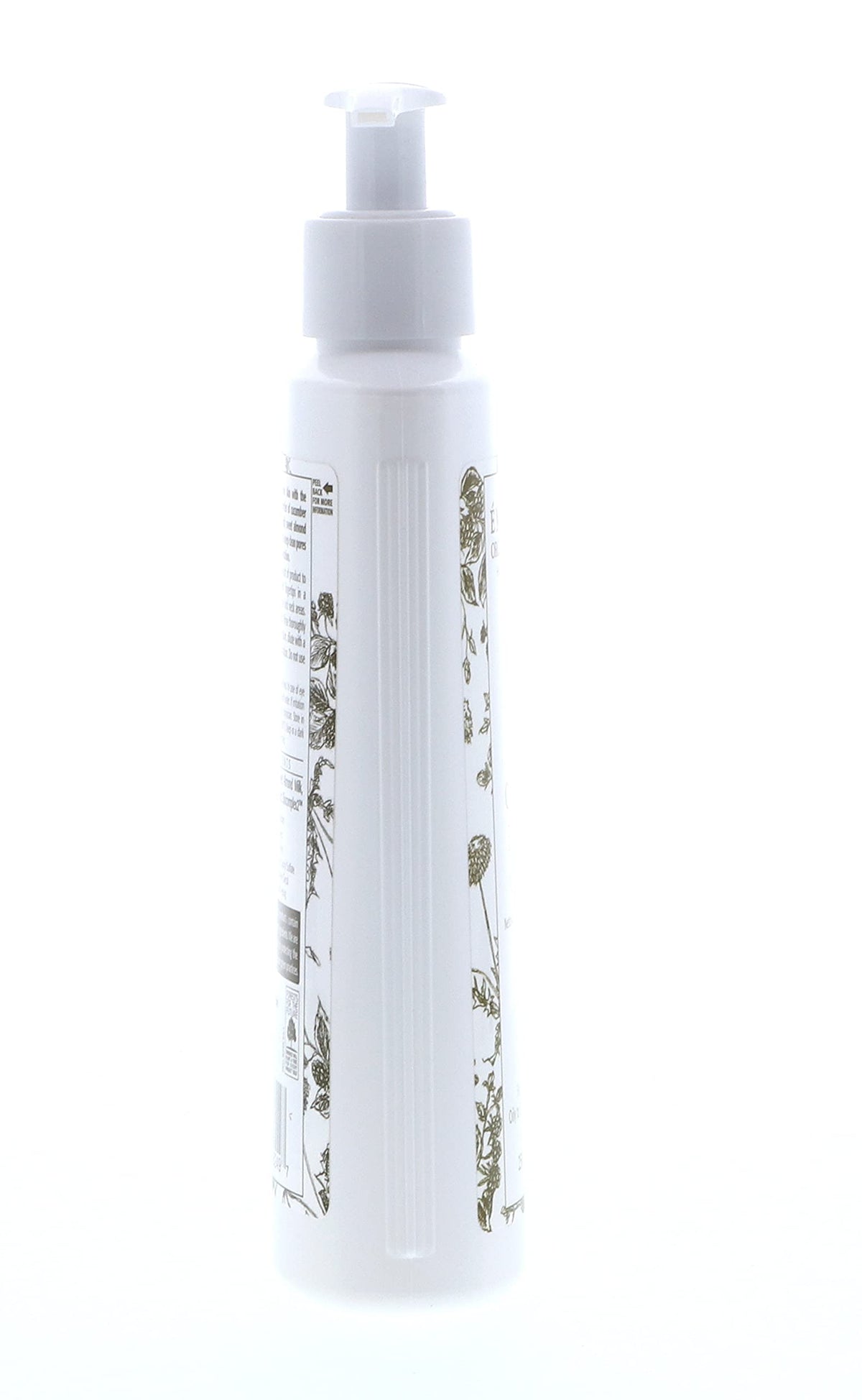 Eminence back label close-up showing ingredient list and transparency benefits