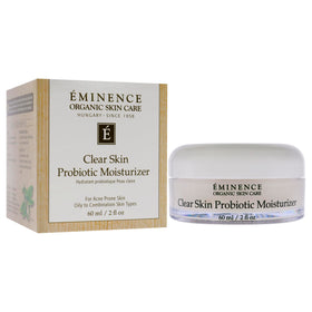 Eminence product being applied to cheek, demonstrates non-greasy absorption benefit