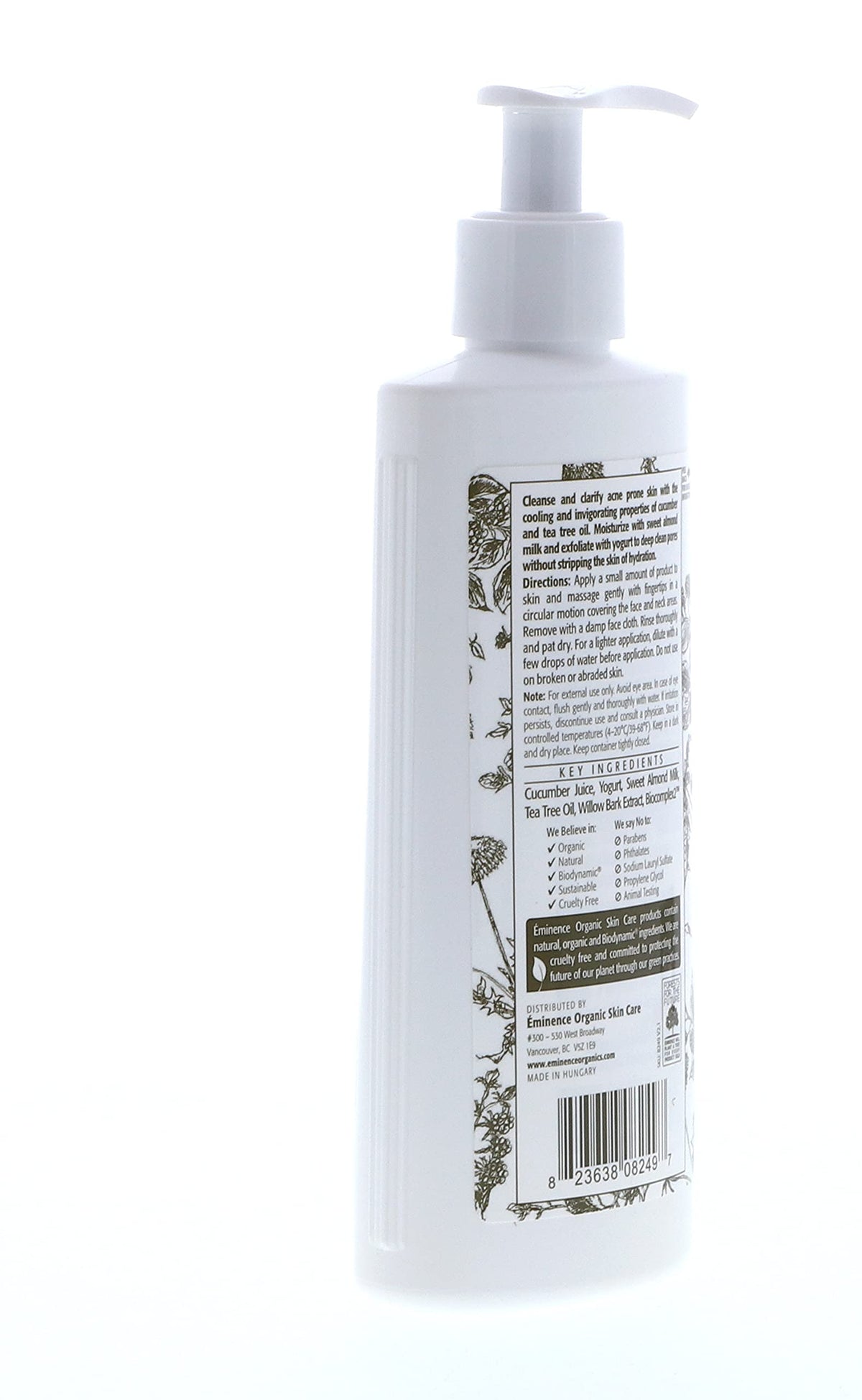 Eminence cucumber ingredient close-up highlighting soothing calming benefits