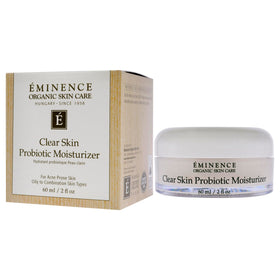 Eminence label close-up showing ingredient claims and country of origin for authenticity