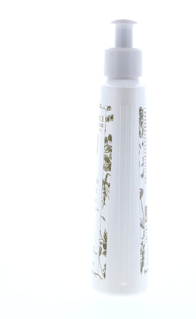 Eminence dispensing cleanser onto fingers demonstrating easy application benefits