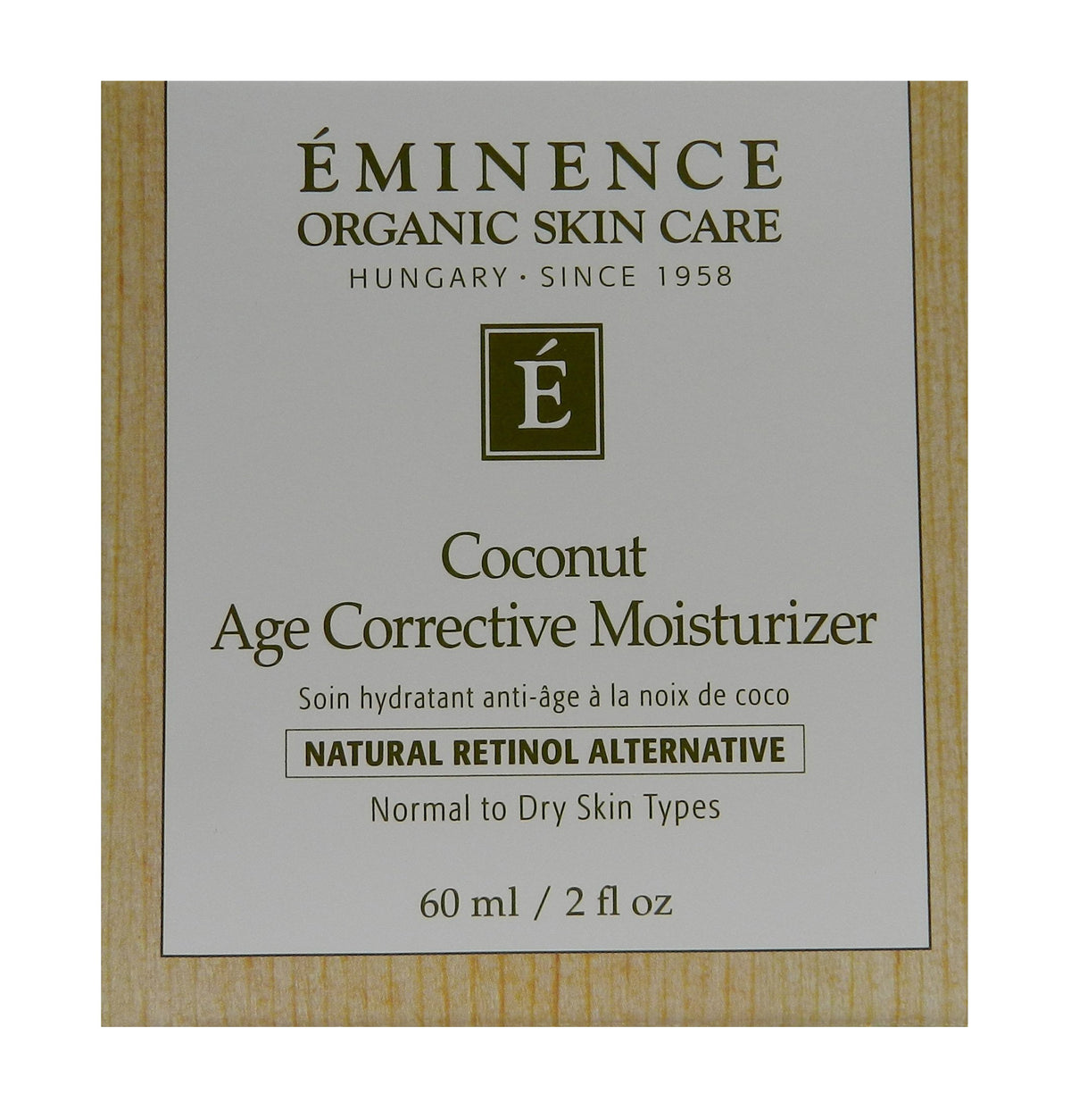 Eminence coconut cream texture close-up showing rich, absorbent formula