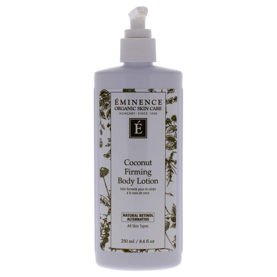 Eminence bottle front packaging showing product label and size benefits