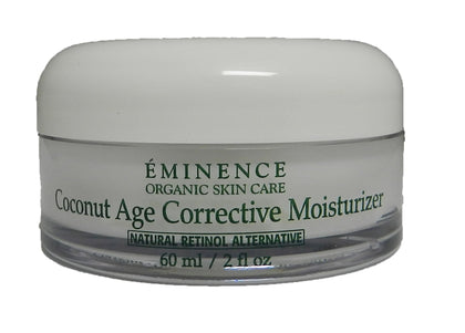 Eminence jar front view showing label and organic benefits