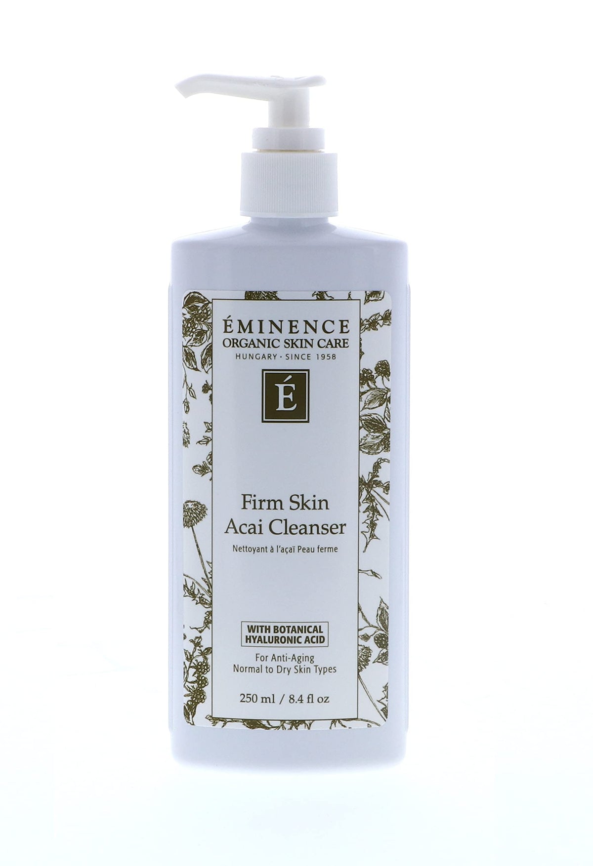 Eminence front packaging showing product and clear benefit hydration