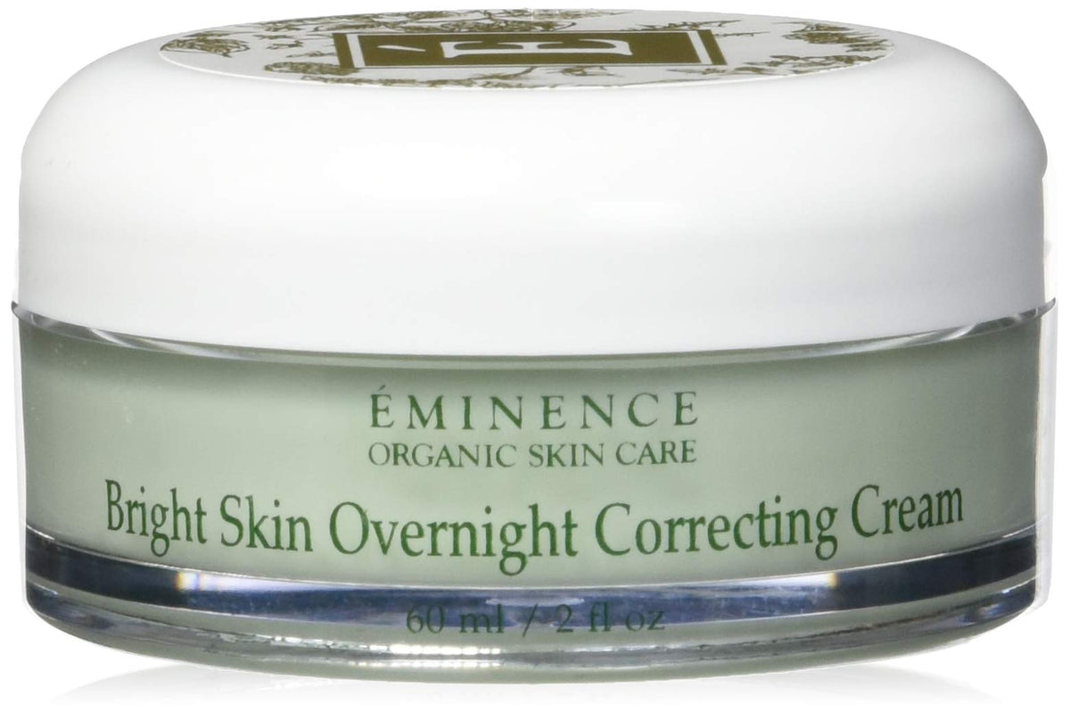 Eminence jar front view showing packaging and brightening benefit
