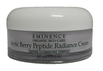 Eminence front packaging showing jar and label benefits