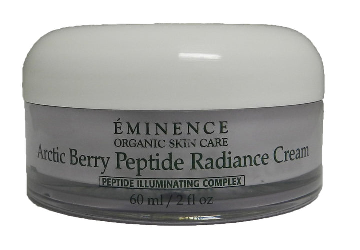 Eminence front packaging showing jar and label benefits