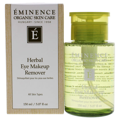 ÉMINENCE front bottle shot showing label and soothing botanicals, gentle cleansing benefit