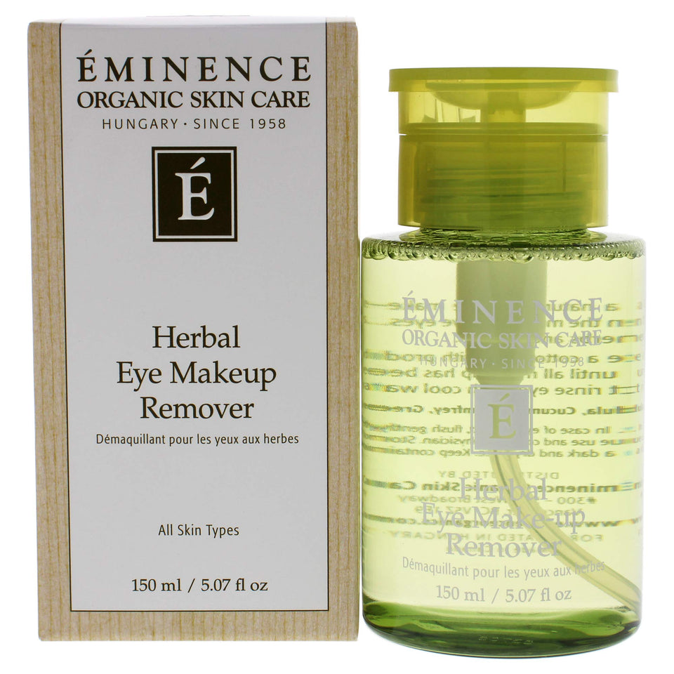 ÉMINENCE front bottle shot showing label and soothing botanicals, gentle cleansing benefit