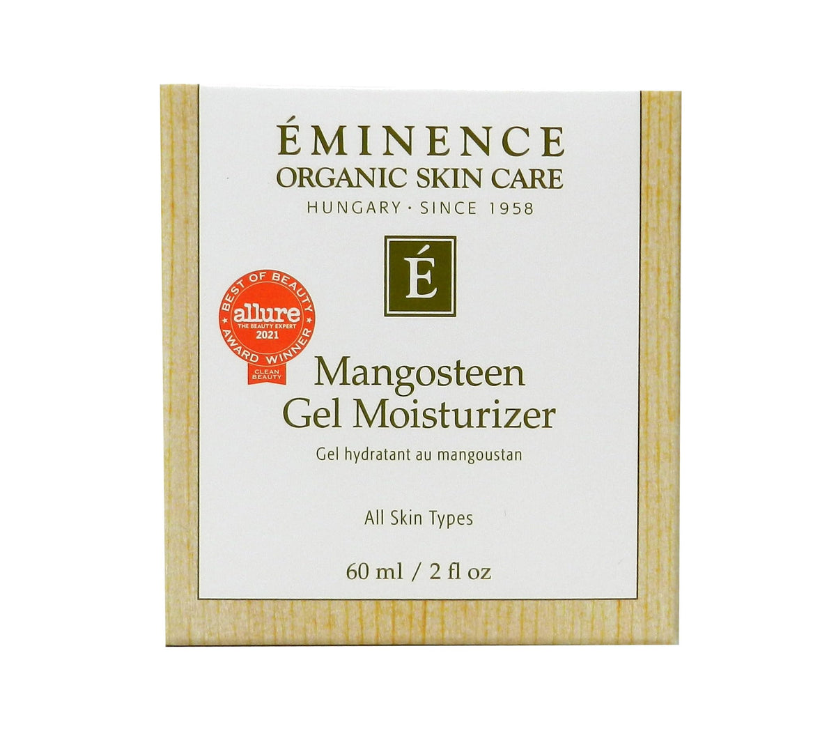Eminence gel-cream texture close-up highlighting lightweight, smooth consistency