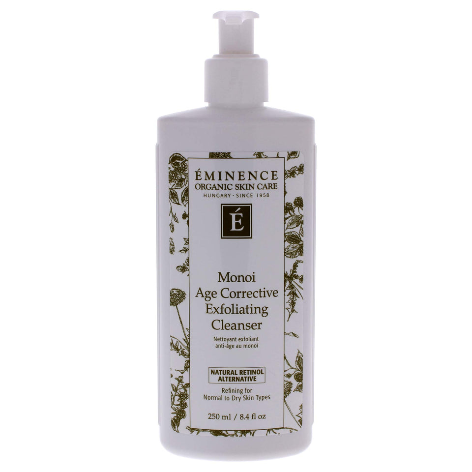 Eminence Monoi cleanser front packaging showing size and label for easy identification and benefit