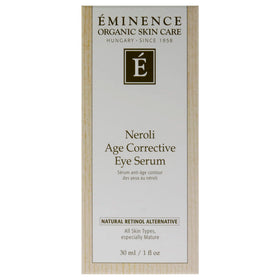 Eminence 1 fl oz bottle next to a ruler for scale, clear sizing information
