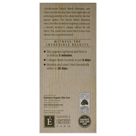 Eminence serum on bathroom counter with towel, lifestyle ease and routine-ready