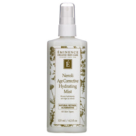 Eminence bottle front view showing label and hydrating mist benefit