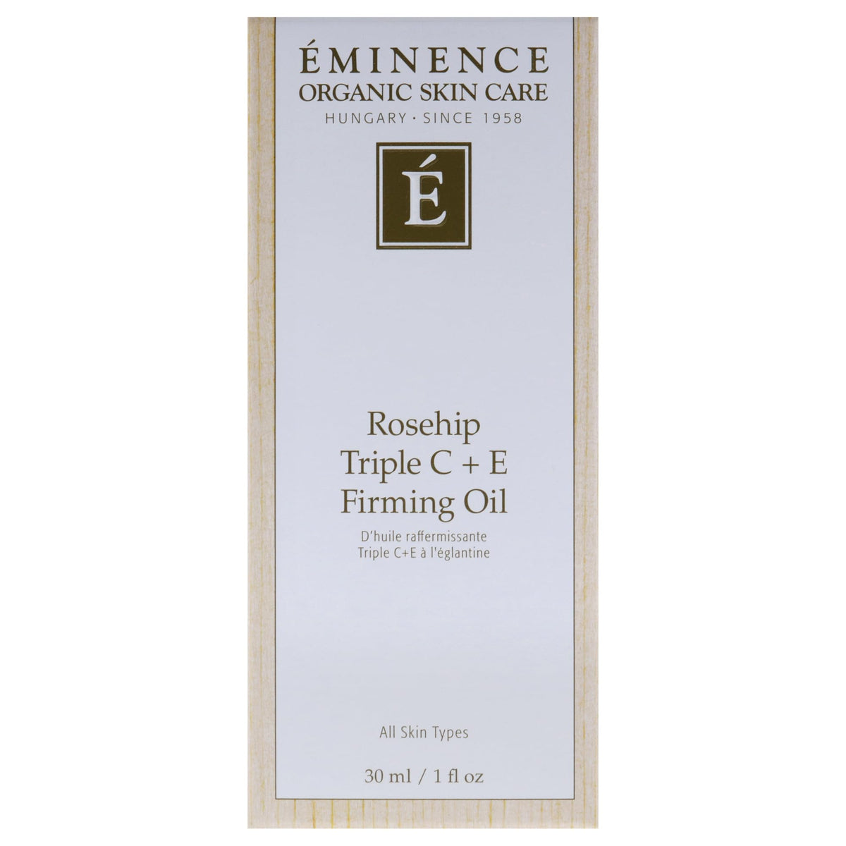 Eminence oil on hand scale showing recommended small-amount usage