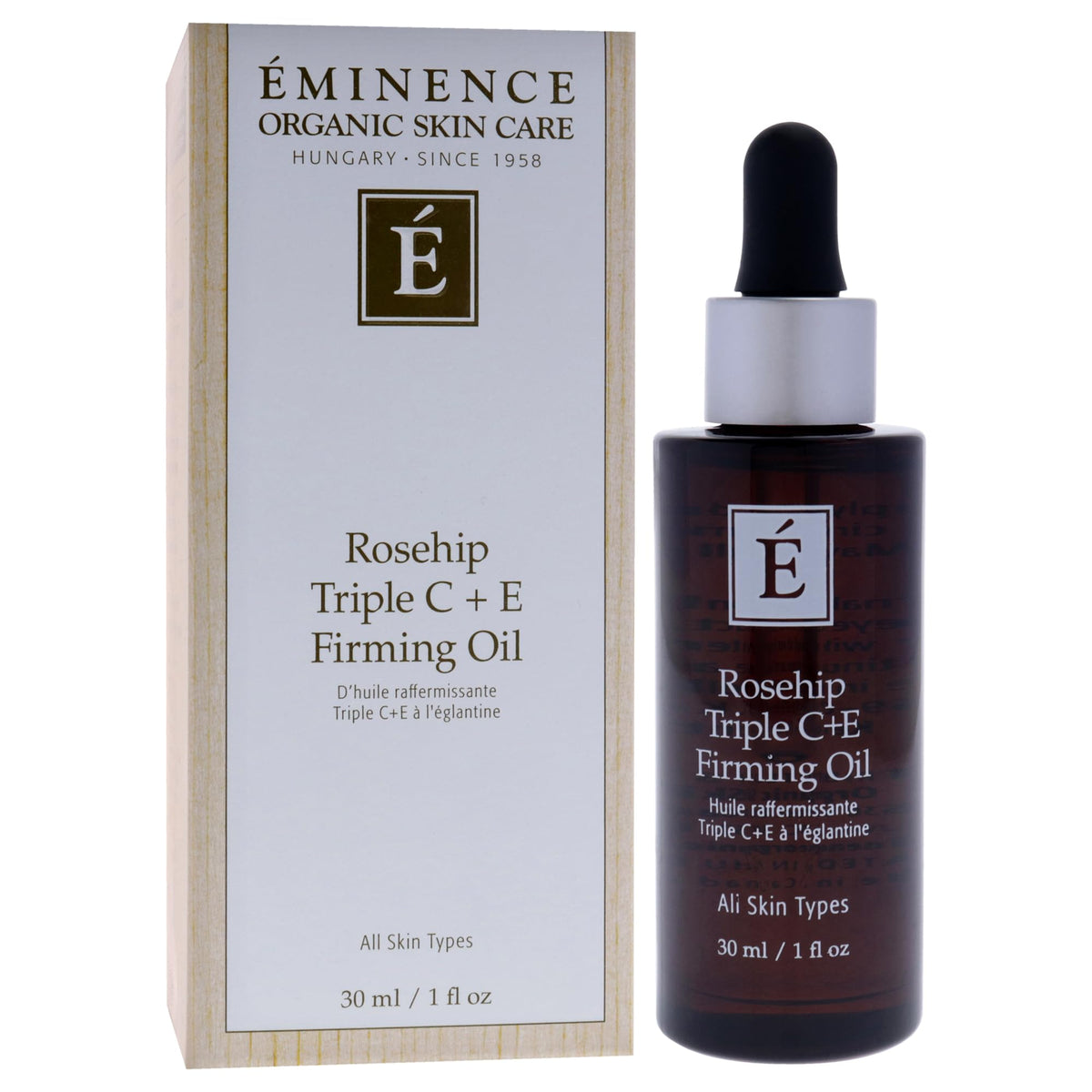 Eminence oil texture close-up highlighting lightweight absorbent feel