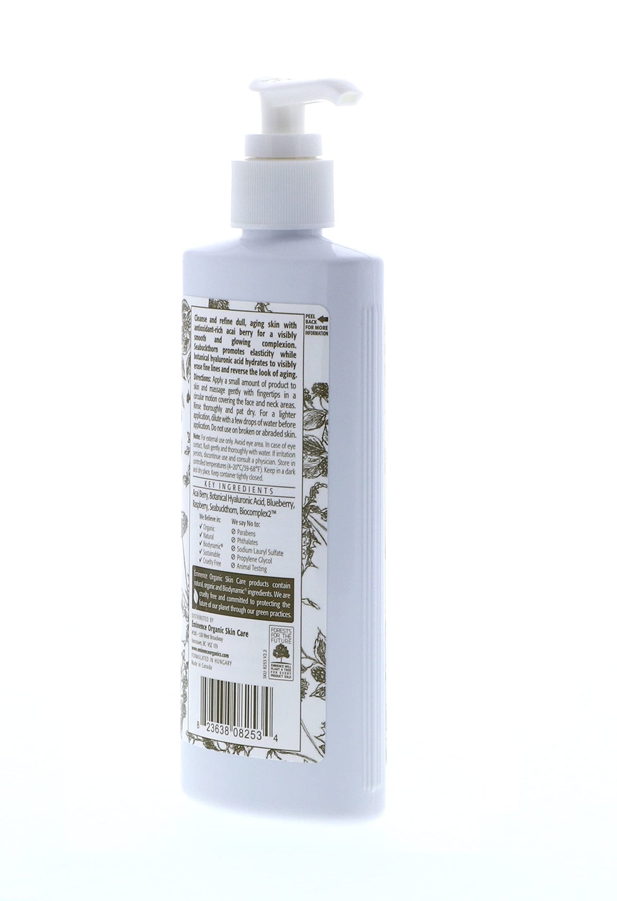 Eminence sea buckthorn oil detail emphasizing nourishment and comfort