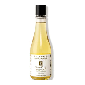 Eminence Stone Crop Body Oil front bottle showing label and 8.16 fl oz size, nourishing hydration