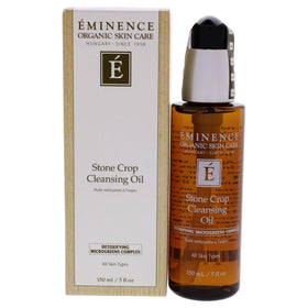 Eminence front bottle view showing product and size, highlights easy dispensing