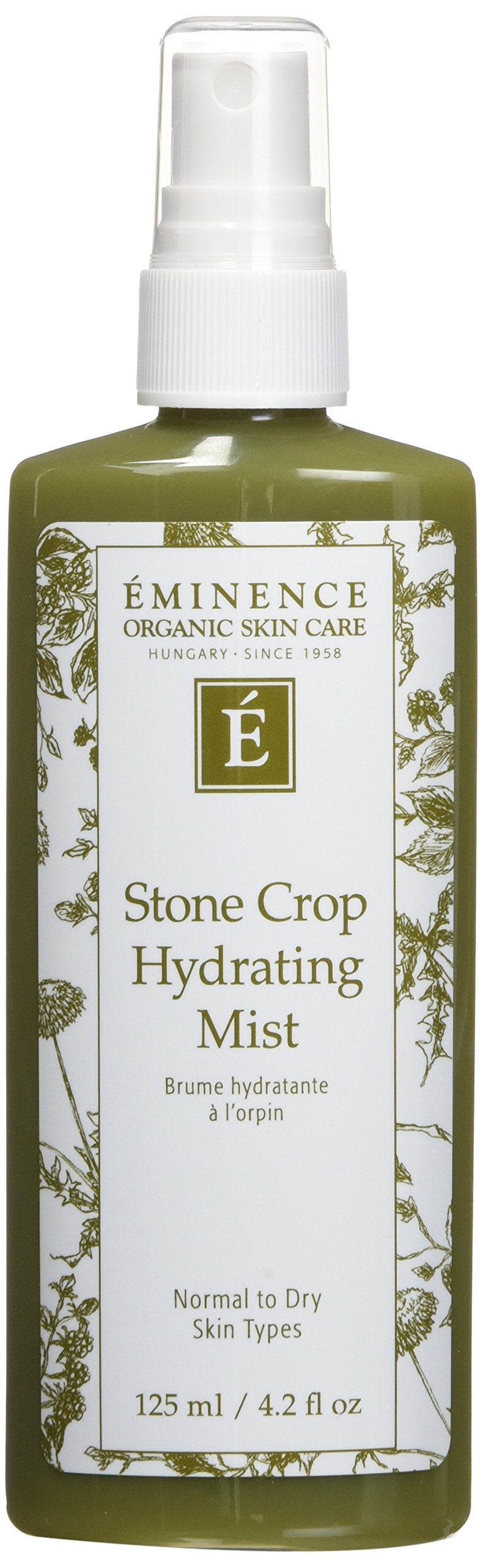 Eminence bottle front packaging showing label and size for clear identification