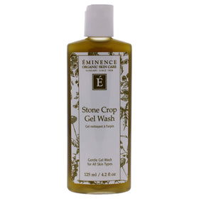 Eminence Stone Crop Gel Wash front packaging showing 125 ml bottle and brand benefit