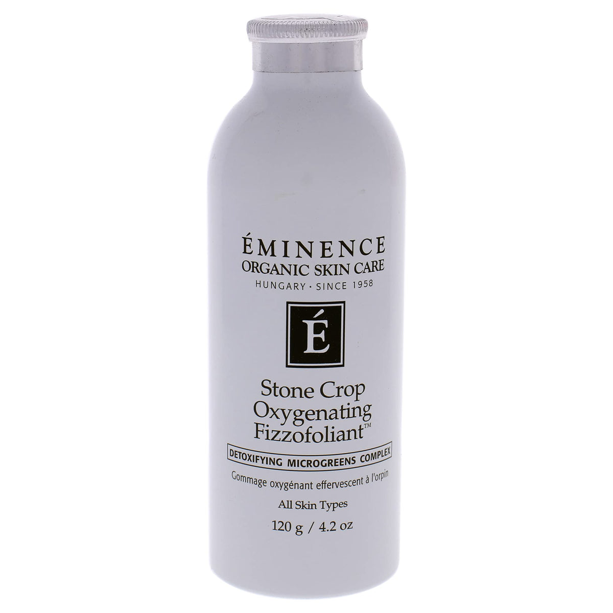 Eminence powder texture close-up highlighting fine particles for gentle exfoliation