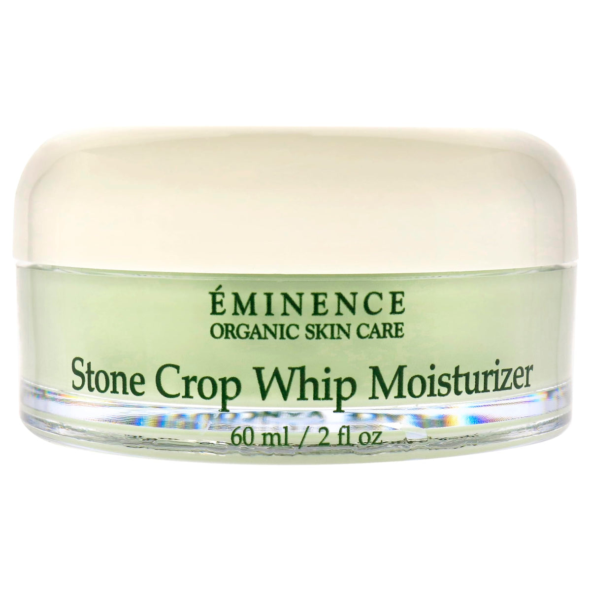 Eminence Stone Crop cream texture close-up highlighting whipped consistency and quick absorption