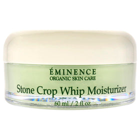 Eminence Stone Crop cream texture close-up highlighting whipped consistency and quick absorption