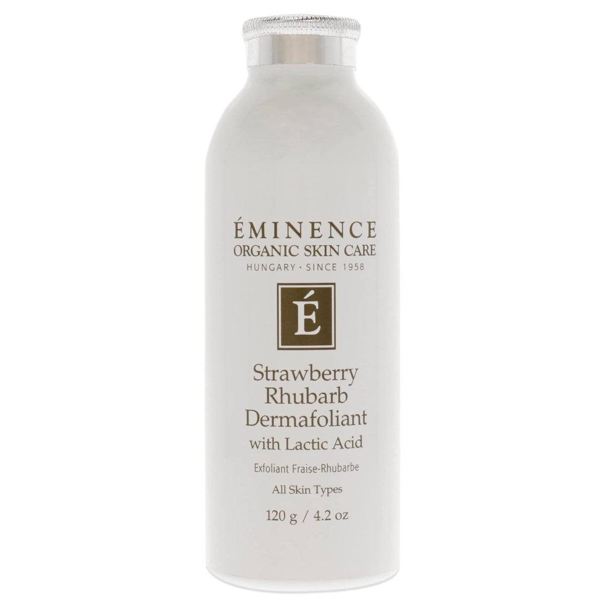 Eminence front packaging showing jar and label, clear product identity