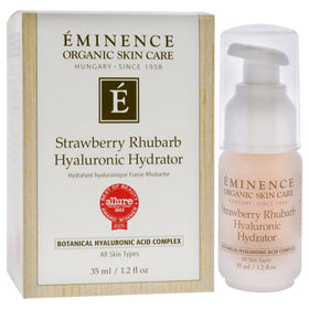Eminence open jar top view showing gel-cream consistency benefit