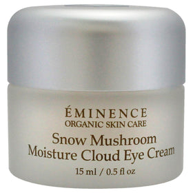 Eminence texture close-up of fluffy cream, demonstrates hydrating, lightweight feel