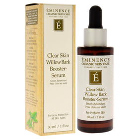 Eminence booster serum applied on hand demonstrating easy spread and calming effect