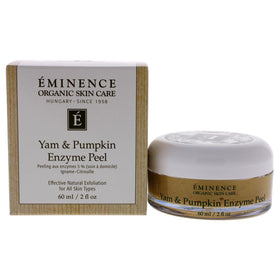 Eminence jar front view showing label and white packaging for clear identification and shelf appeal