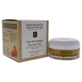 Eminence product applied to hand demonstrating gentle exfoliation and visible soothing effect